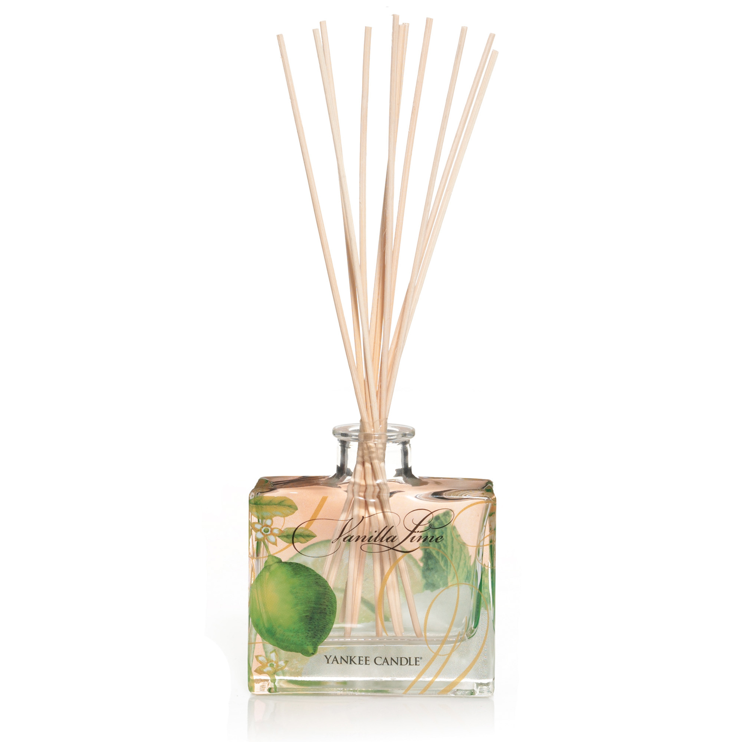 product image - Тростинний дифузор Yankee Candle VANILLA LIME, з ароматом ванілі і лайма