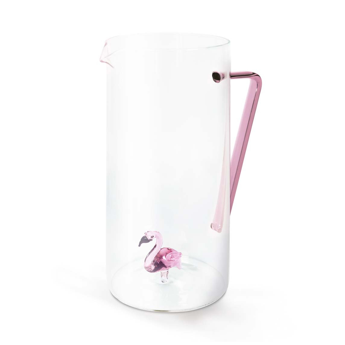 product image - Глечик «Фламінго» WD Lifestyle Fly Animals, об’єм 1,2 л, висота 20 см, прозорий