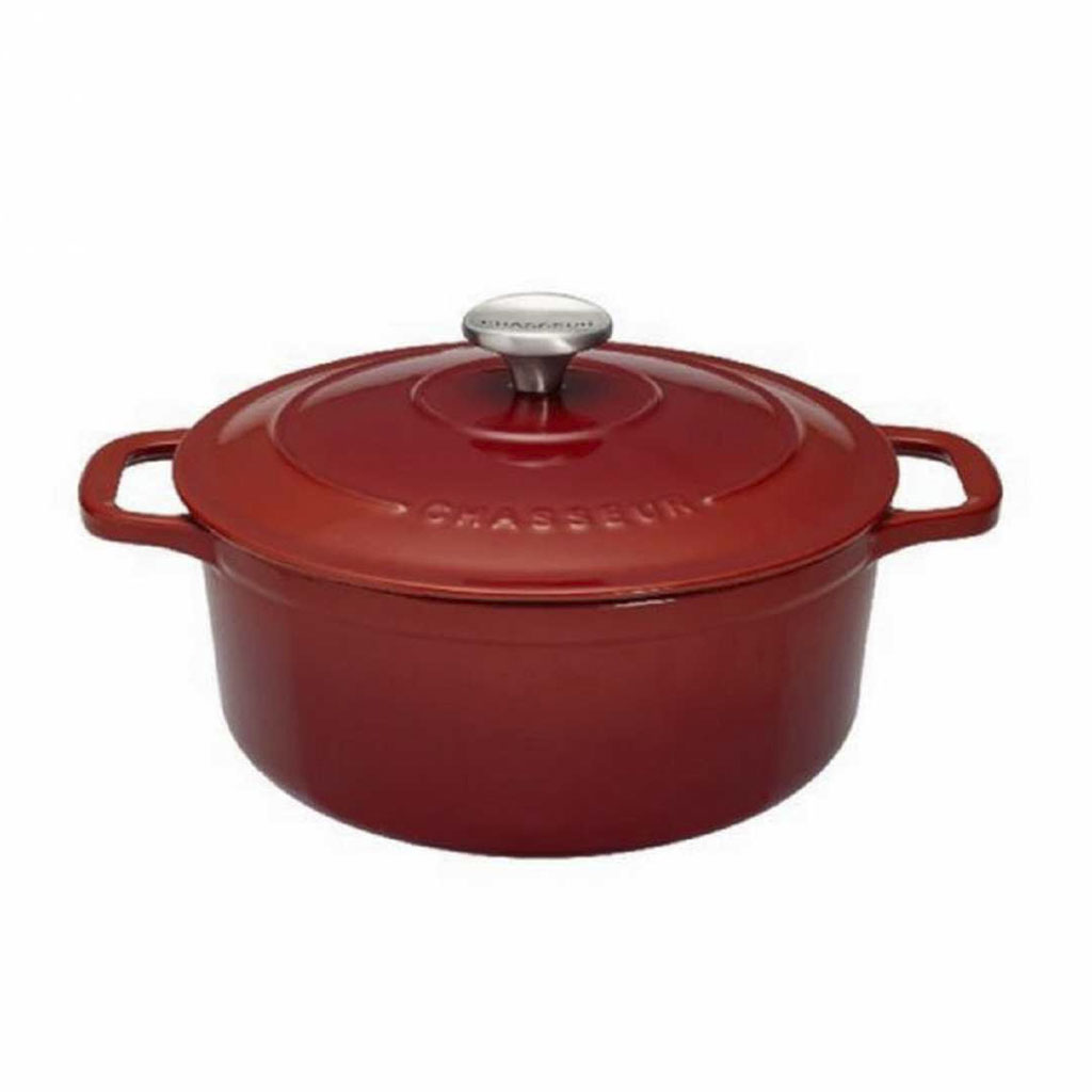 product image - Каструля з кришкою Chasseur ROUND CASSEROLE, об'єм 1,8 л, червоний
