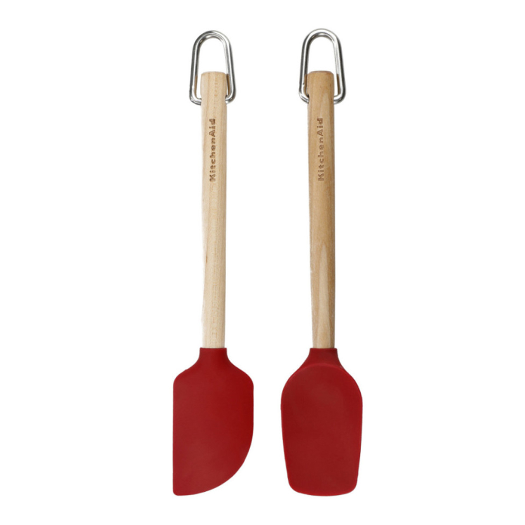 product image - Набір лопаток для тіста KitchenAid Coreline, 2 шт, довжина 23 см, червоний