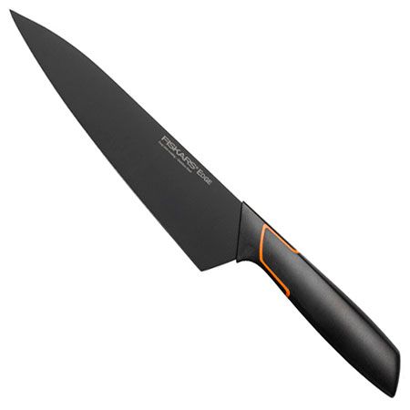 product image - Ніж шеф-кухаря Fiskars EDGE, довжина 19 см, чорний