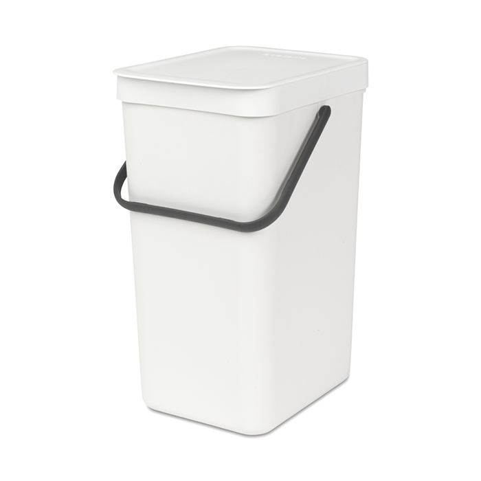 product image - Відро для сміття Sort & Go Brabantia, об'єм 16 л, білий