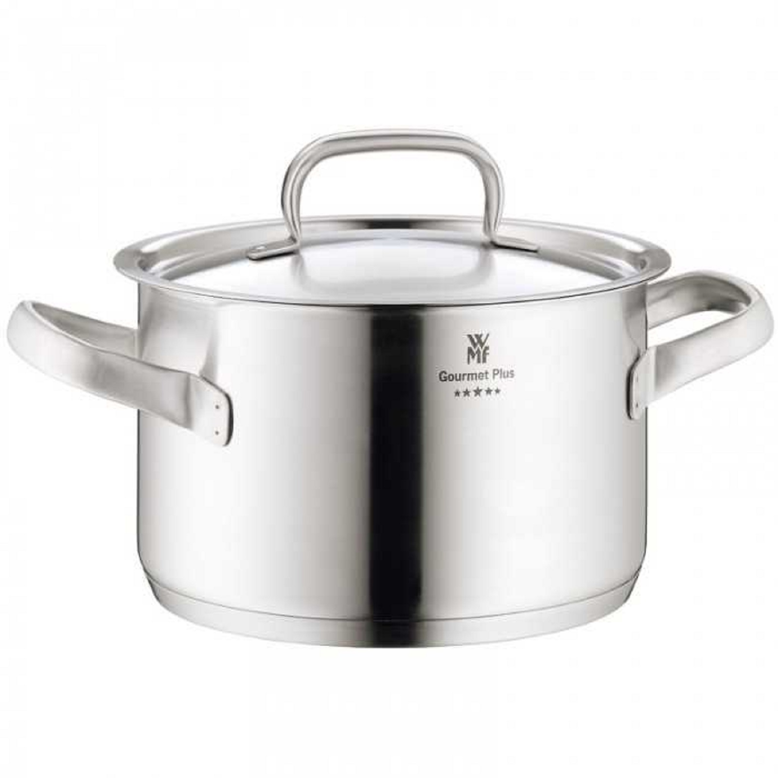 product image - Каструля висока з кришкою WMF GOURMET PLUS, об'єм 5,7 л, діаметр 24 см, сріблястий
