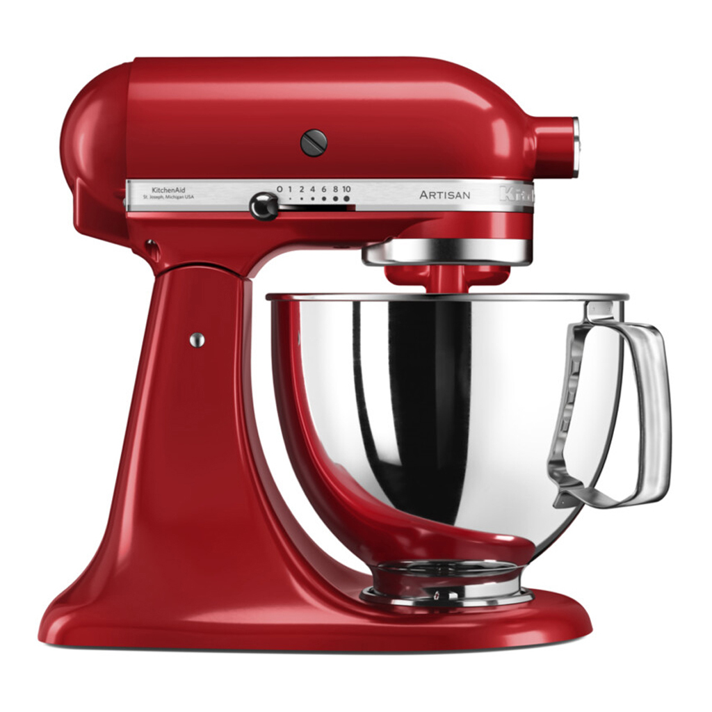 product image - Міксер планетарний KitchenAid Artisan, об'єм чаші 4,83 л, червоний