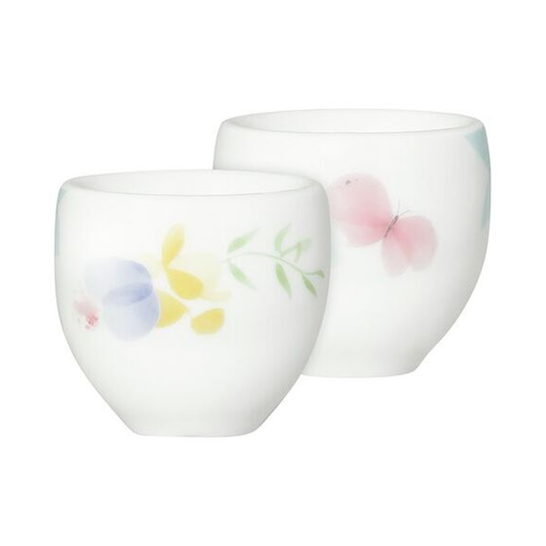 product image - Набір підставок для яєць Hutschenreuther Blumenwiese, білий з малюнком, 2 шт
