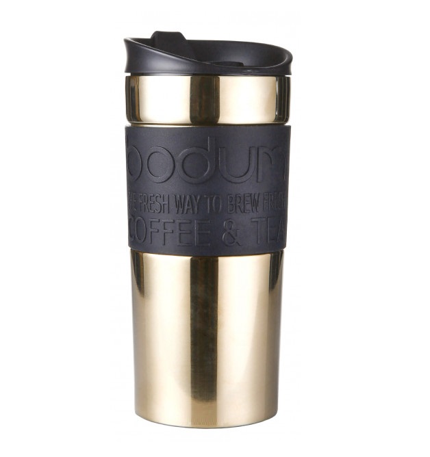 product image - Термостакан дорожній Bodum TRAVEL MUG, 0,35 л, золотистий