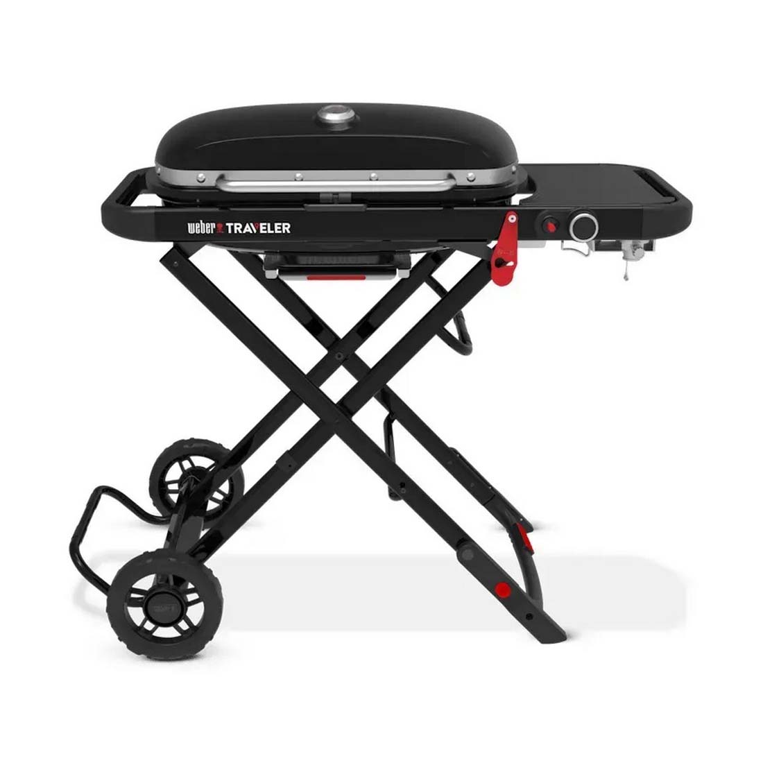 product image - Гриль газовий Weber Traveler, 58х95х110 см, чорний