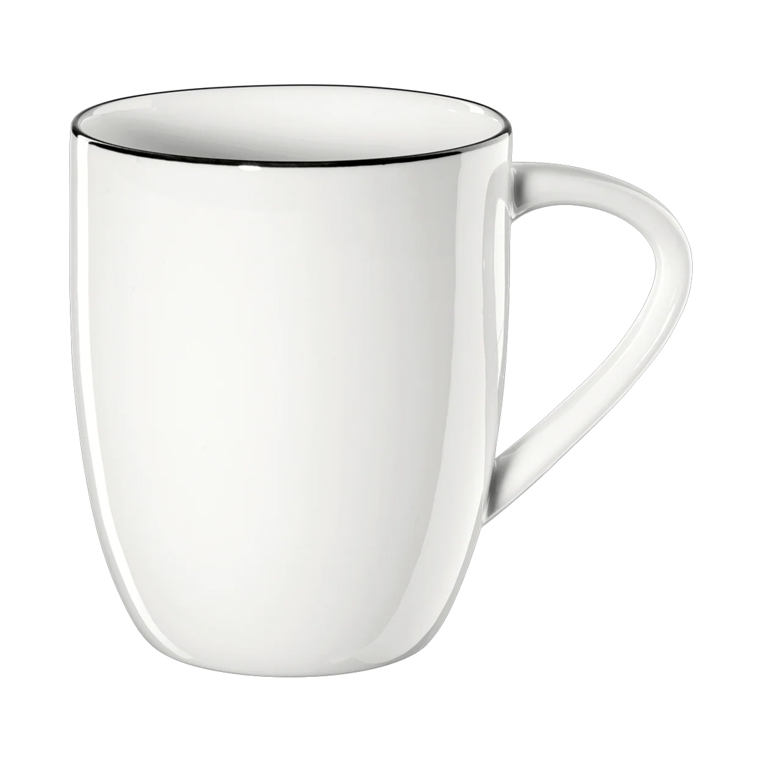 product image - Кухоль ASA Selection À table, об'єм 0,35 л, білий з чорним