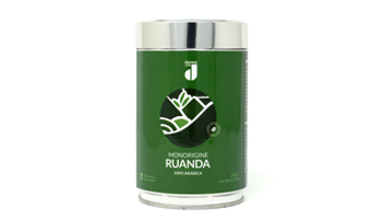 product image - Кава мелена Danesi Monorigine Ruanda, 0,25 кг, жерстяна банка, зелений