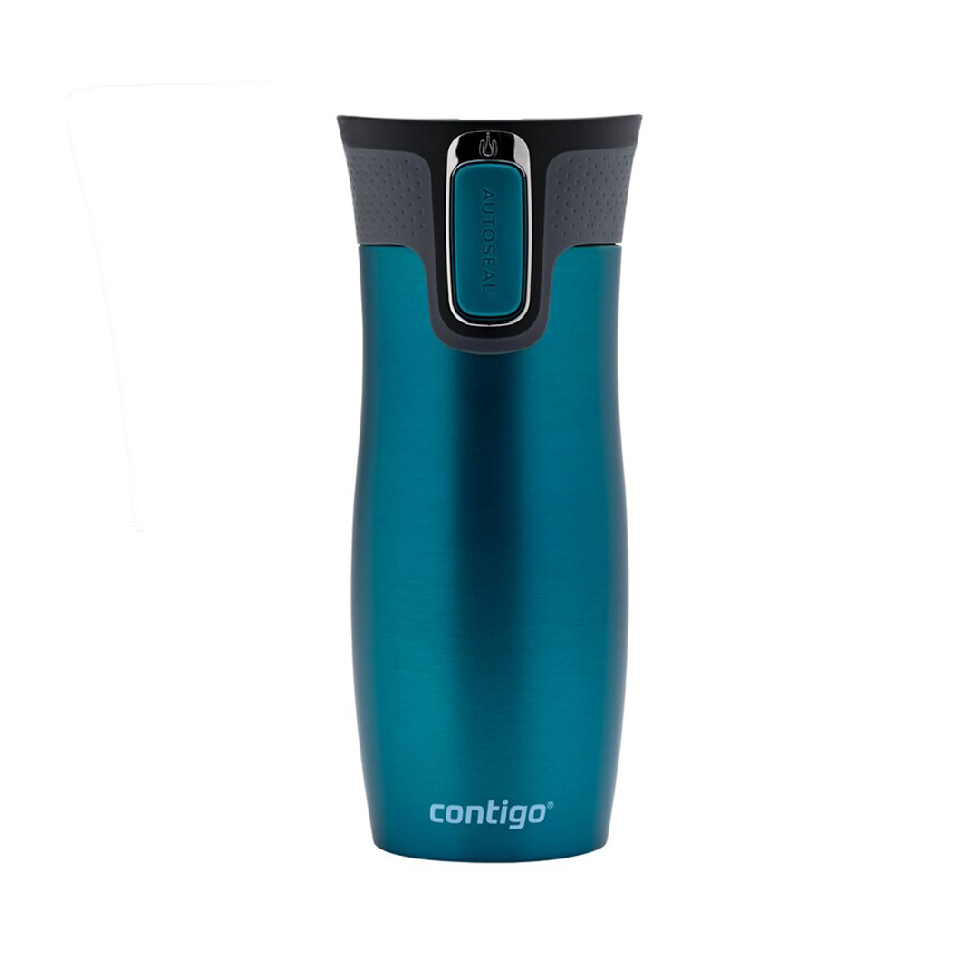 product image - Термокухоль Contigo WEST LOOP, об'єм 0,47 л, синьо-зелений