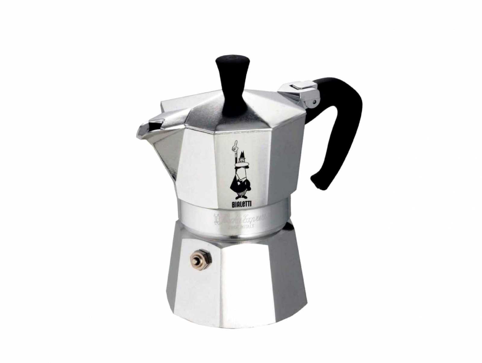 product image - Гейзерна кавоварка "Moka express" на 4 чашки Bialetti MOKA EXPRESS, сріблястий