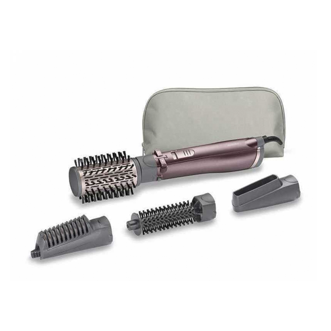 product image - Фен-щітка BaByliss Beliss Big Hair 1000, потужність 1000 Вт, сірий з фіолетовим