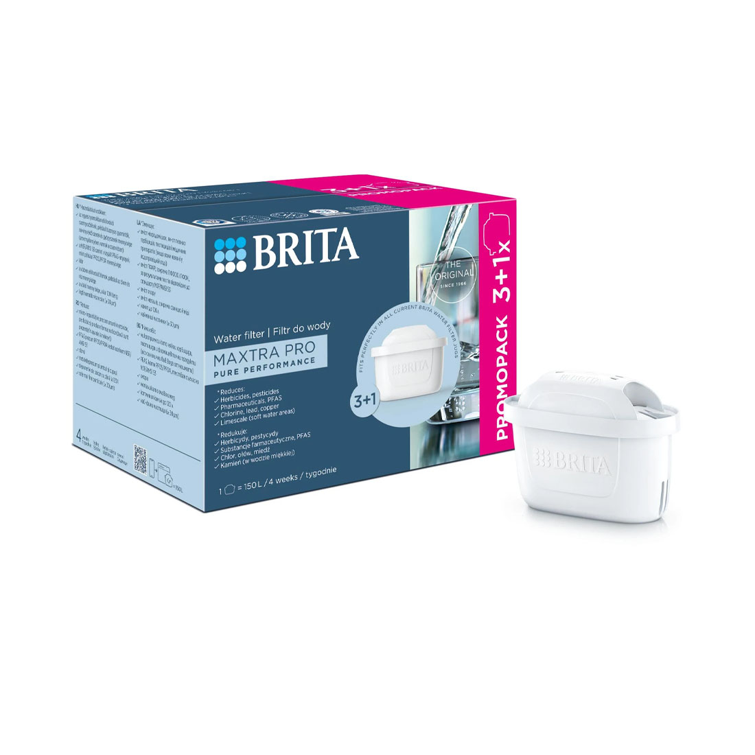 product image - Набір картриджів для фільтра Brita MXPro Pure Performance All-in-1, білий, 4 шт