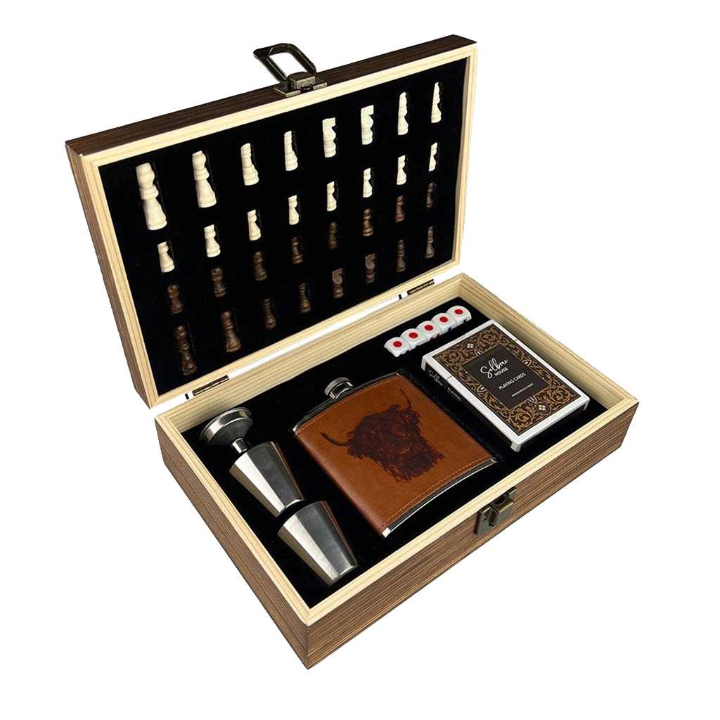 product image - Набір подарунковий Just Slate STAG, 25х16х7,5 см, 6 предметів
