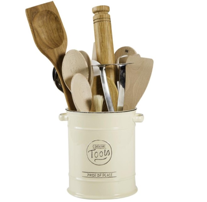 product image - Диспенсер для столових приборів T&G PRIDE OF PLACE, діаметр 18,5 см, бежевий