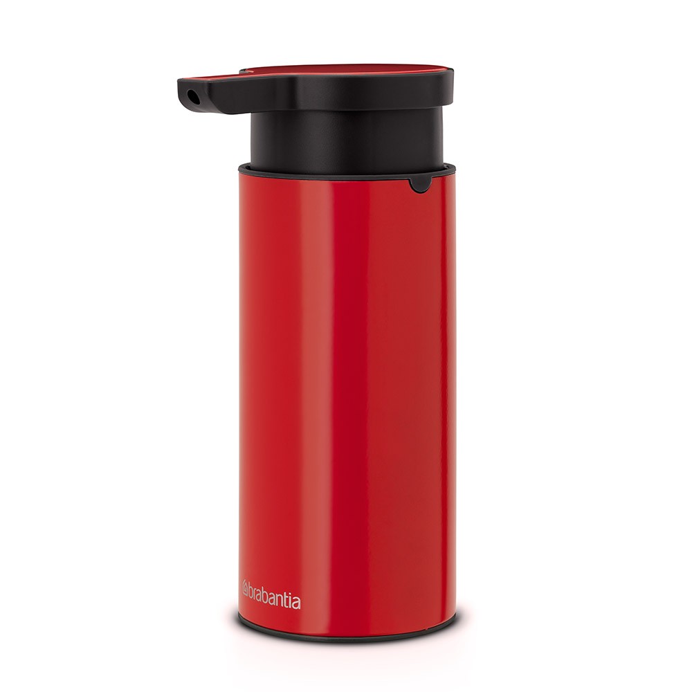 product image - Дозатор для рідкого мила Brabantia, об'єм 0,2 л, червоний з чорним