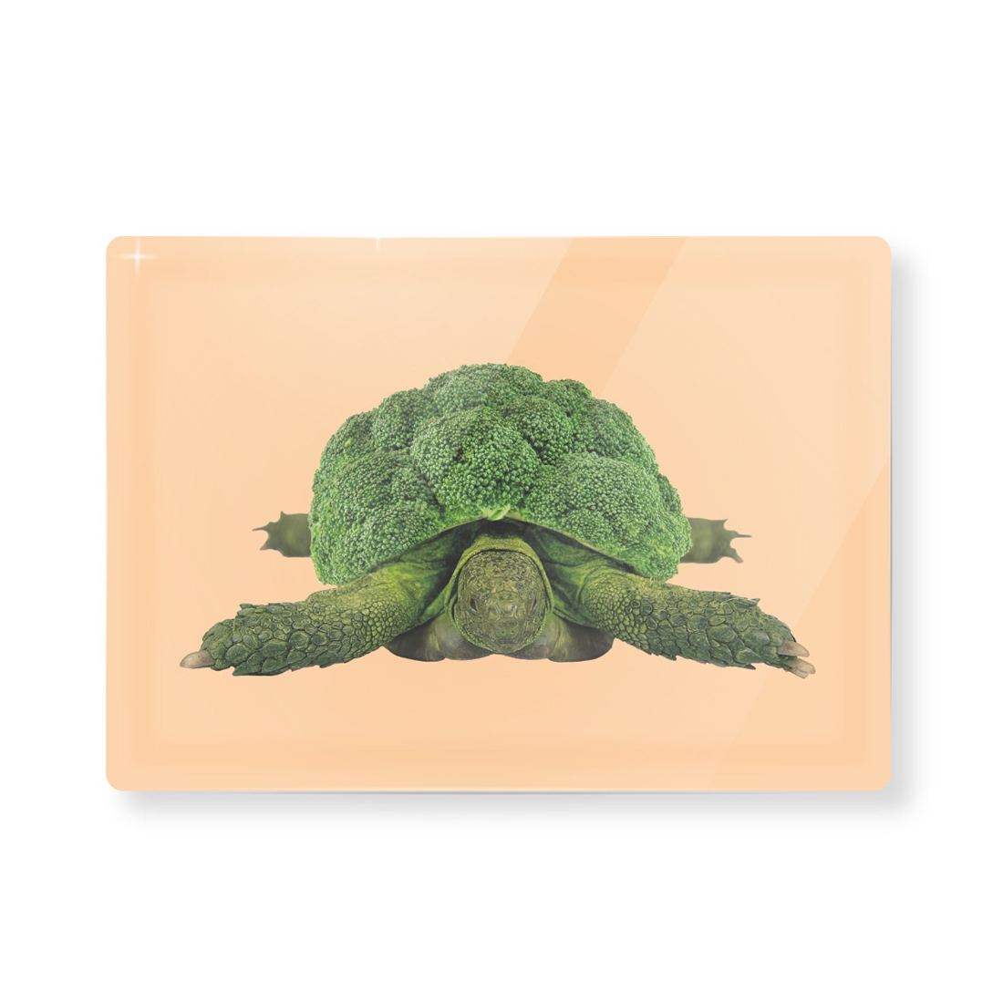 product image - Дошка обробна скляна «Броколі» WD Lifestyle, 20×30 см, різнокольоровий