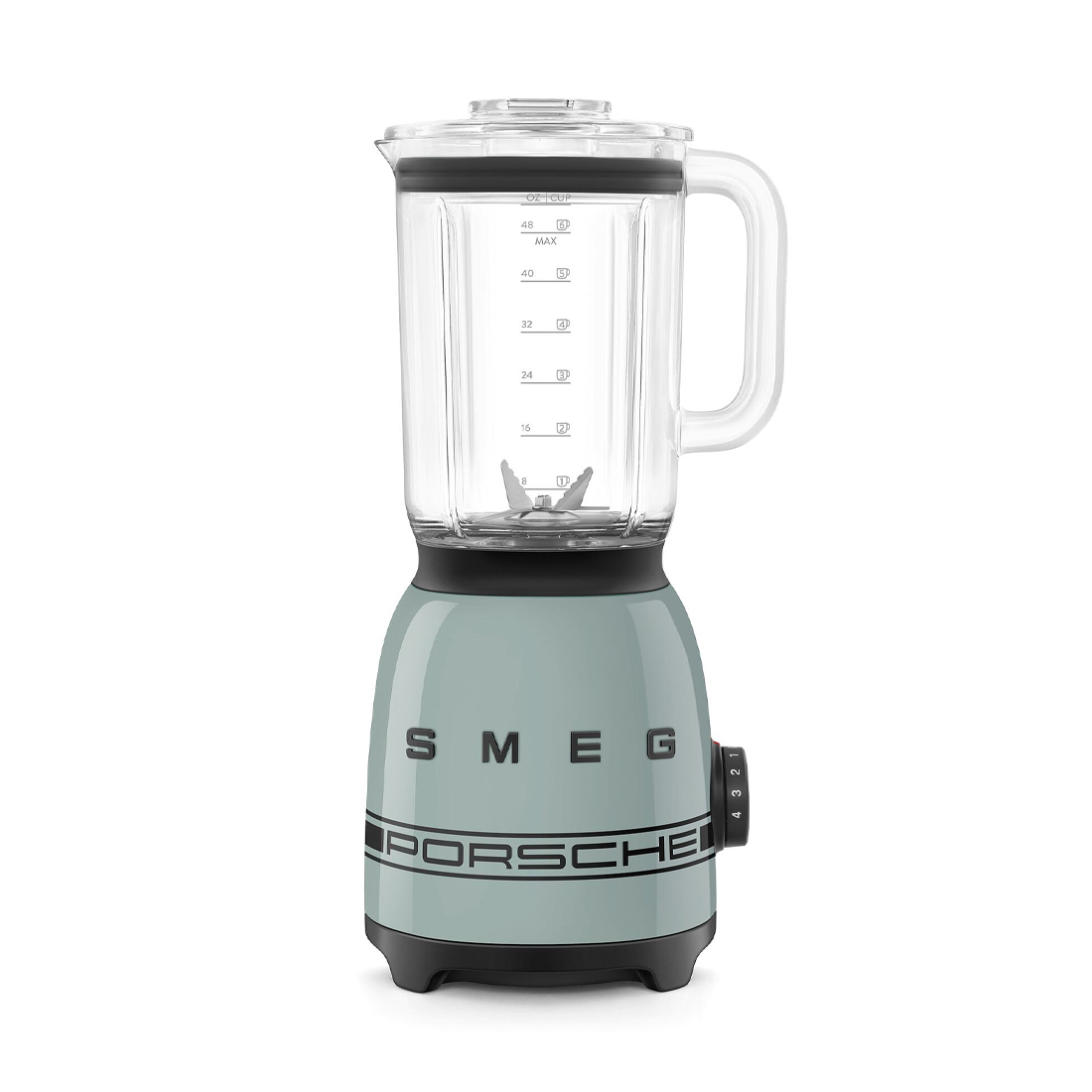 product image - Блендер стаціонарний Smeg Porsche, об'єм 1,5 л, зелений з чорним
