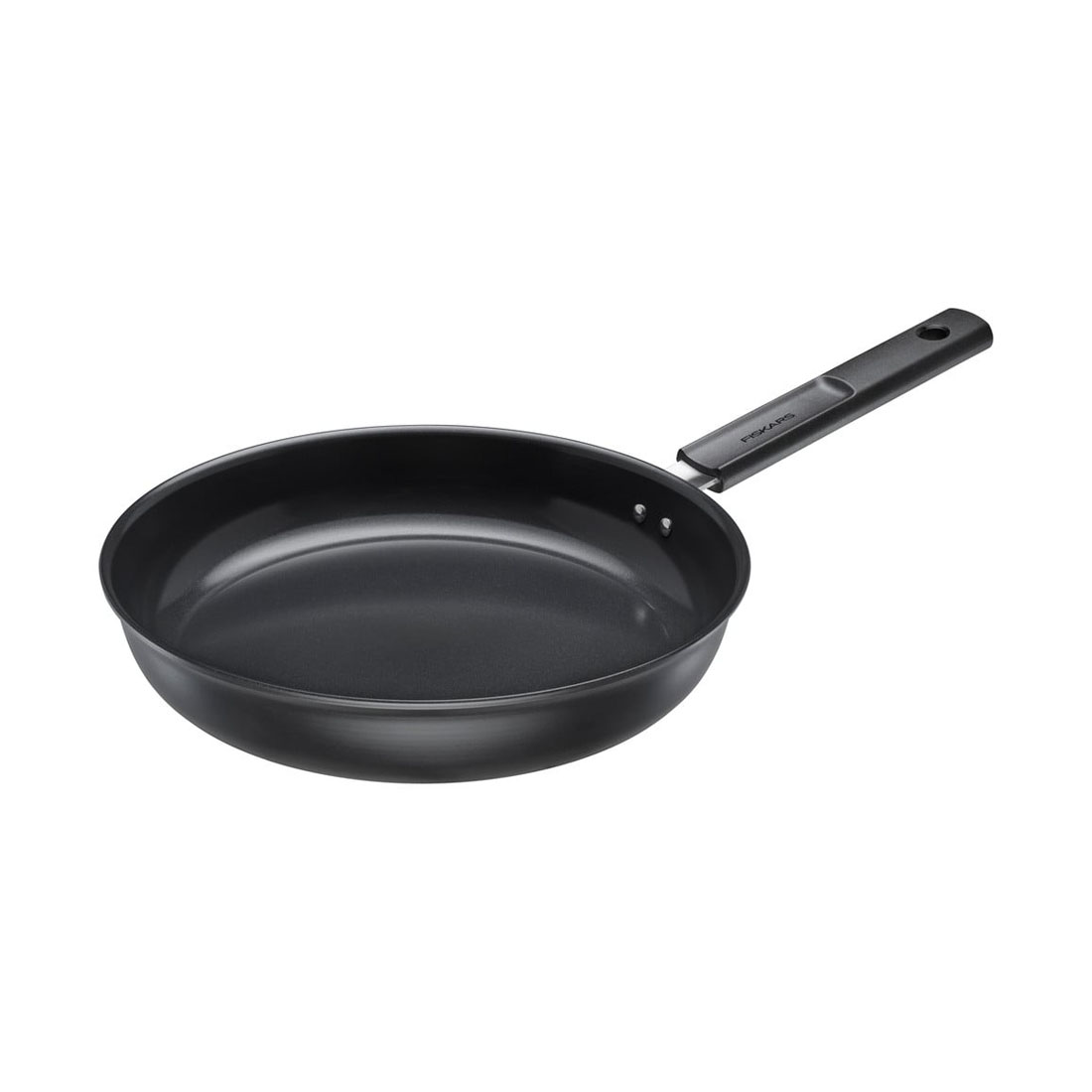 product image - Сковорода з антипригарним покриттям Fiskars Hard Face, діаметр 28 см, чорний