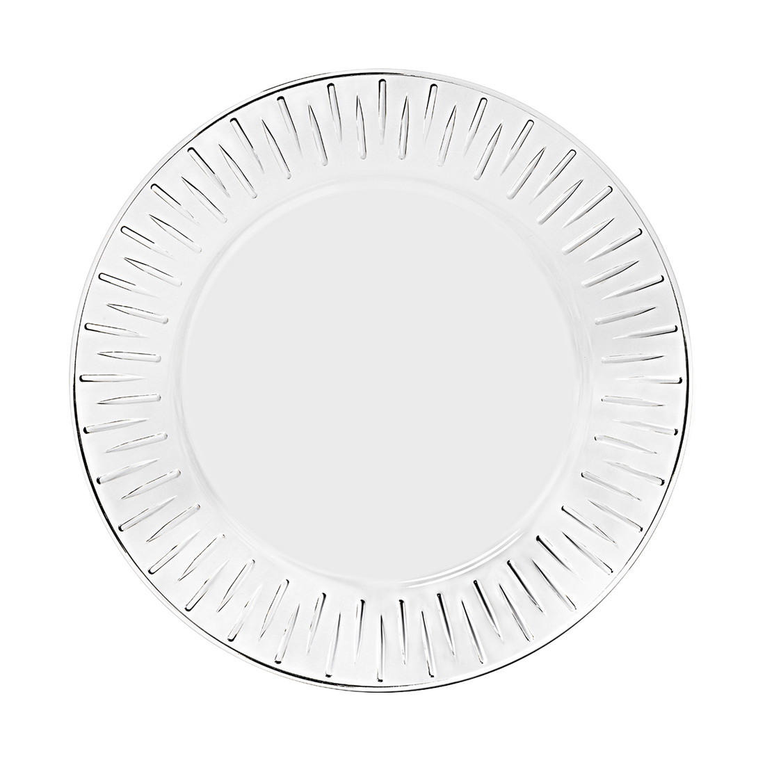 product image - Набір тарілок сервірувальних Vidivi MURANO, діаметр 32 см, прозорий, 2 шт
