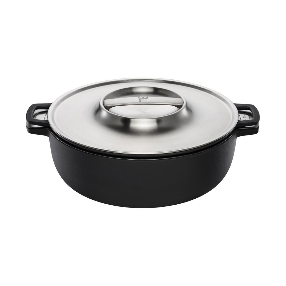 product image - Каструля для гриля чавунна Fiskars Norden Grill, об'єм 6,5 л, діаметр 30 см, чорний