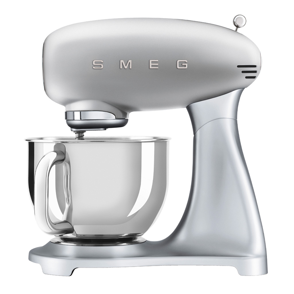 product image - Міксер планетарний Smeg 50 Style, об'єм чаші 4,8 л, сріблястий