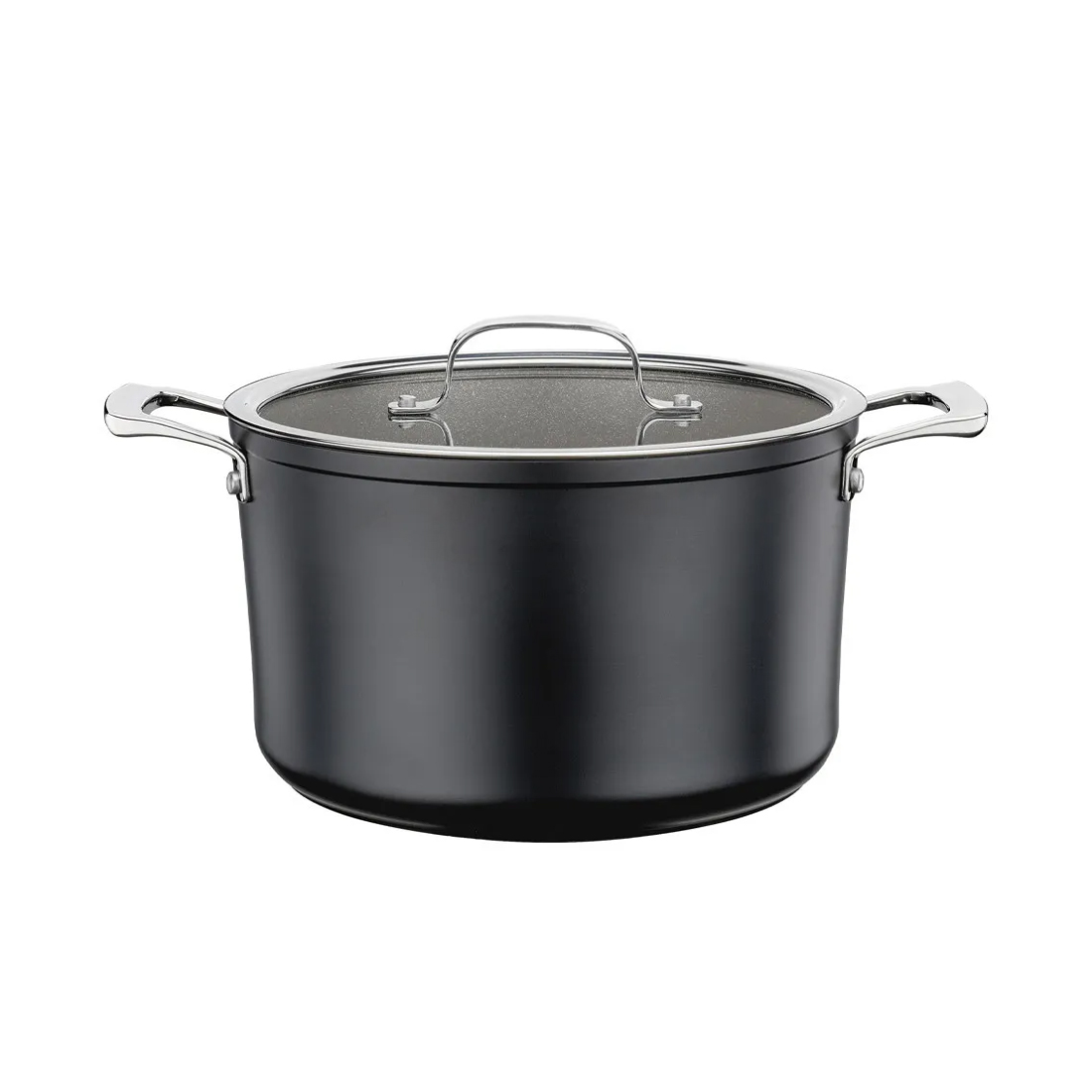 product image - Каструля з кришкою Spring MERIDIAN INTENSE PRO, об’єм 5,8 л, діаметр 24 см, чорний