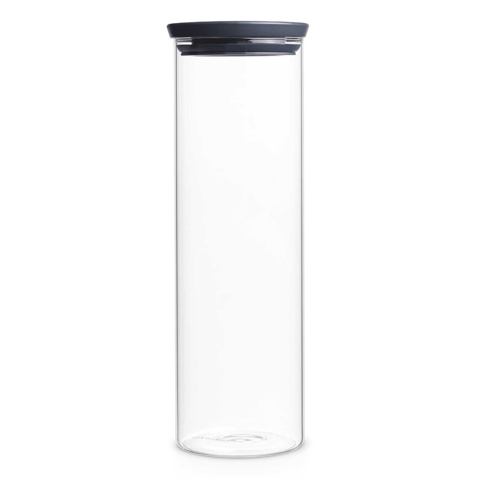 product image - Банка модульна скляна Brabantia, об'єм 1,9 л, прозорий з сірим