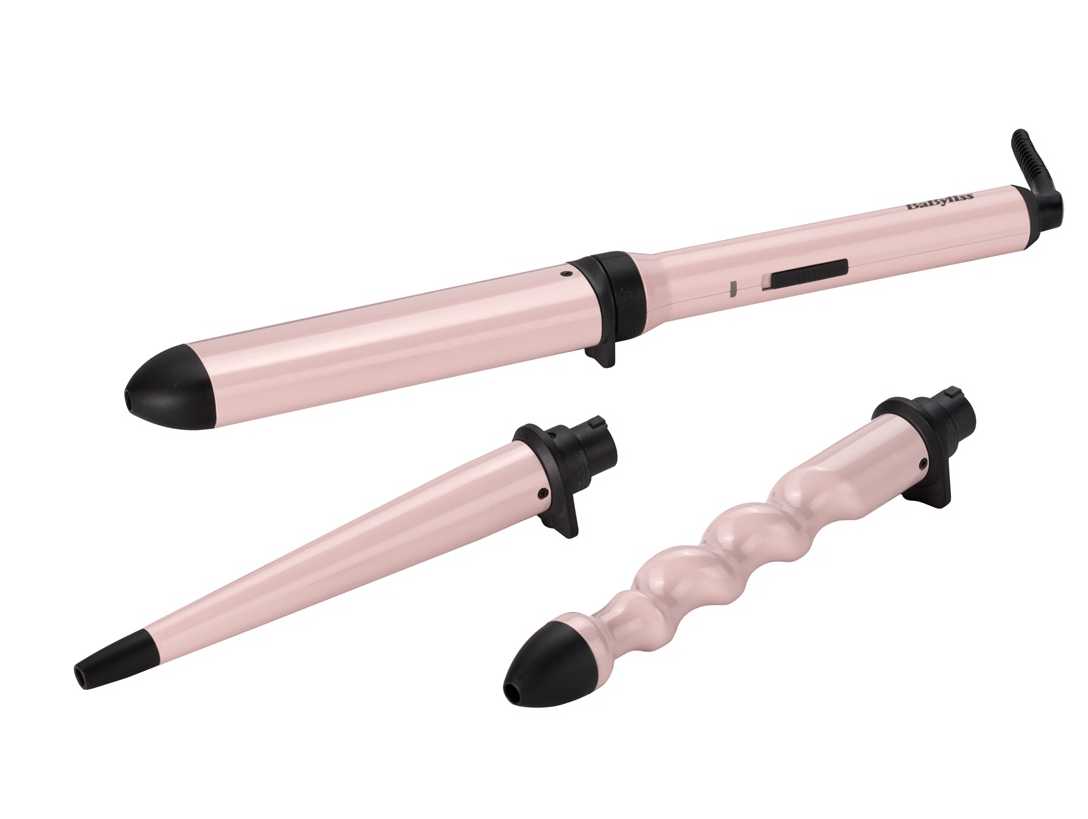 product image - Мультисталер BaByliss Curl & Wave Trio Styler, рожевий