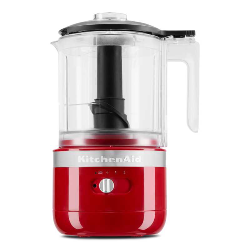 product image - Мінікомбайн бездротовий KitchenAid, об'єм чаші 1,2 л, червоний