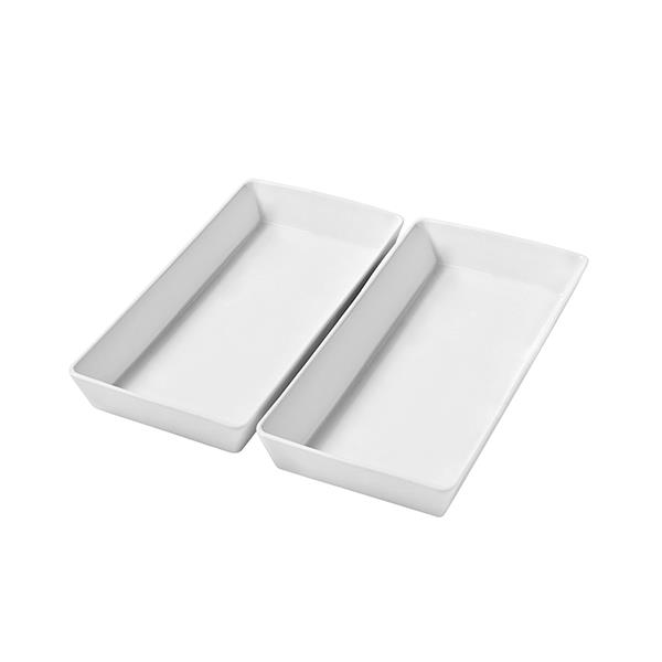 product image - Набір форм для запікання Aida AROMA GASTRO, 38x19x5 см, 2 предмети, білий