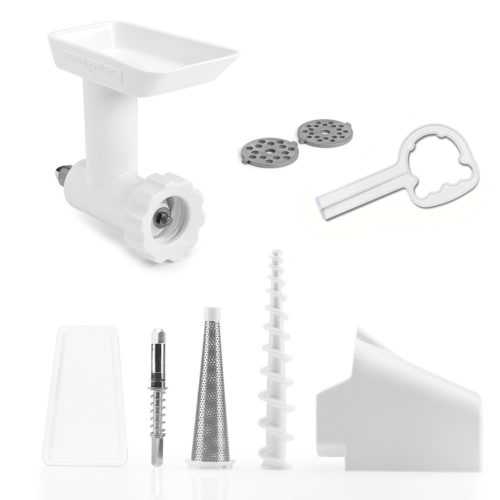 product image - Набір насадок (для перетирання, м'ясорубка) KitchenAid Сталевий (5FVSFGA)