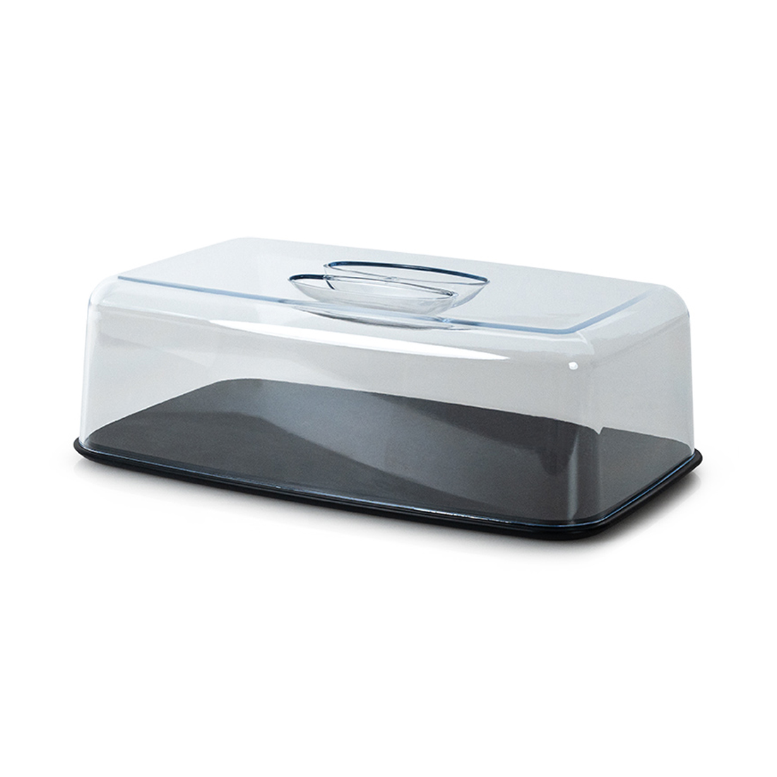 product image - Дошка з кришкою для сиру Continenta Duracore, 34х21х13 см, чорний