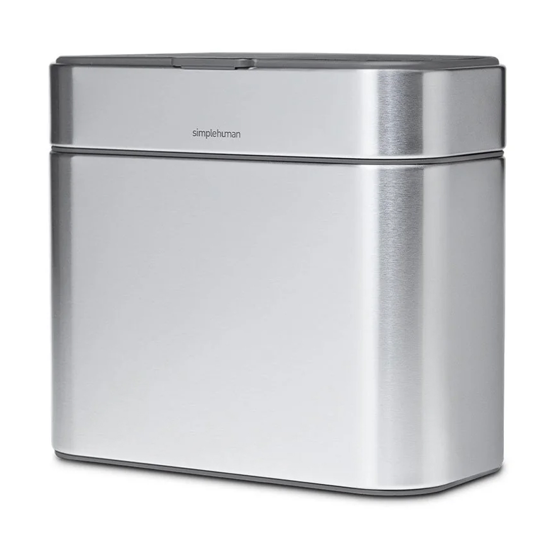 product image - Контейнер для сміття Simplehuman, об'єм 4 л, сріблястий матовий