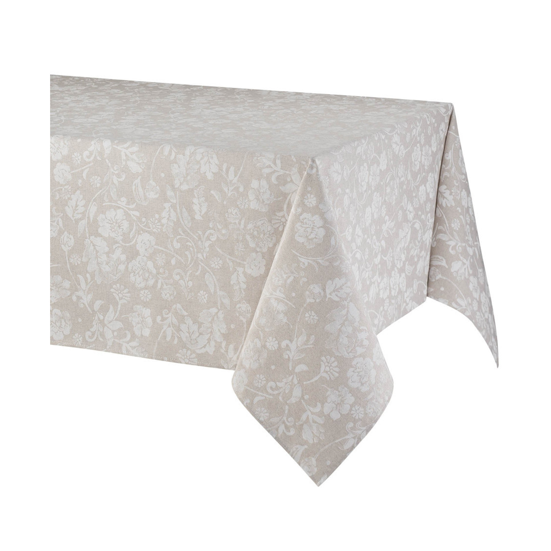product image - Скатертина прямокутна Atenas Livia White, розмір 150х250 см