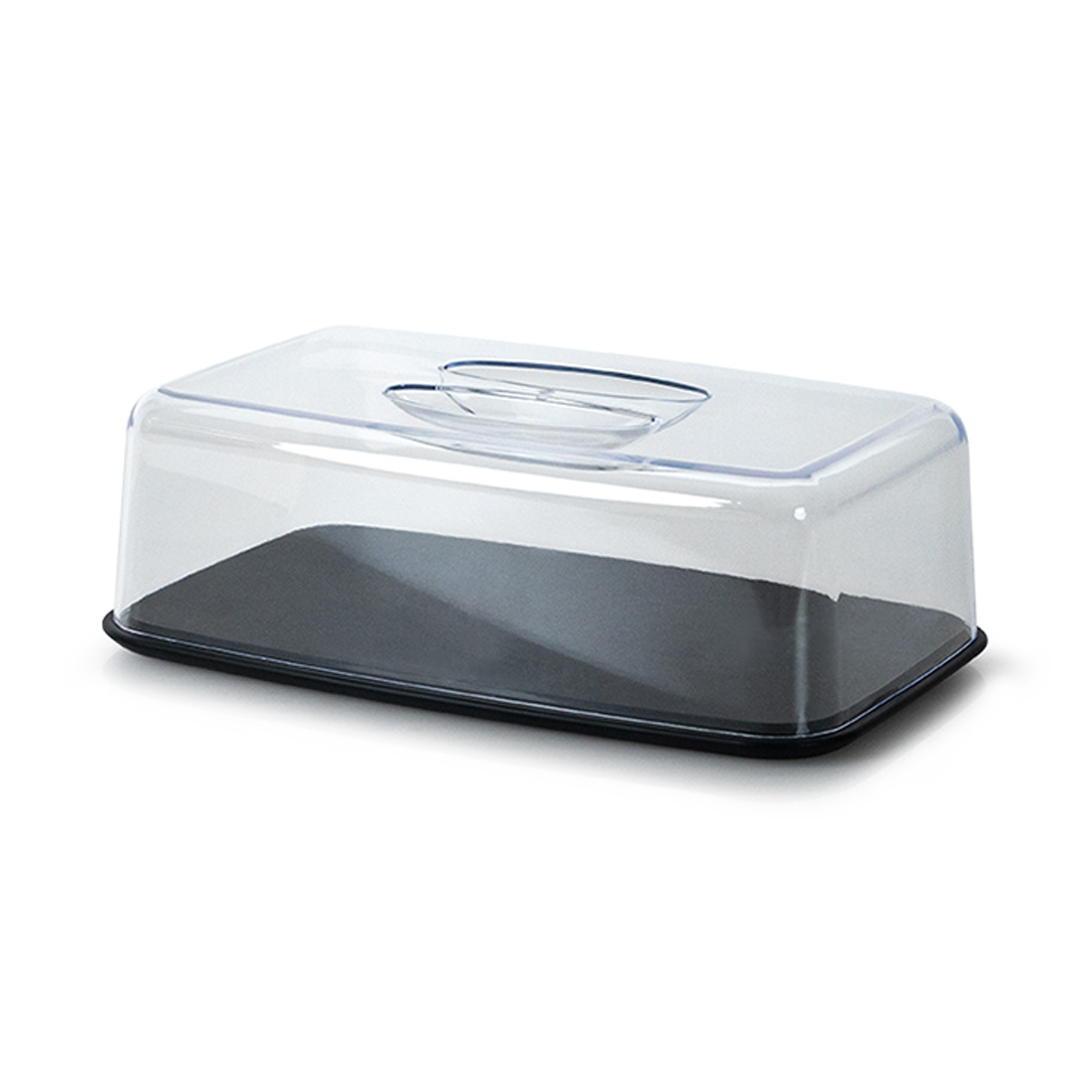 product image - Дошка з кришкою для сиру Continenta Duracore, 26х17х9 см, чорний
