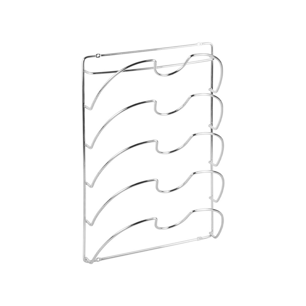 product image - Органайзер для зберігання кришок InterDesign, 43x28x10,5 см, сріблястий