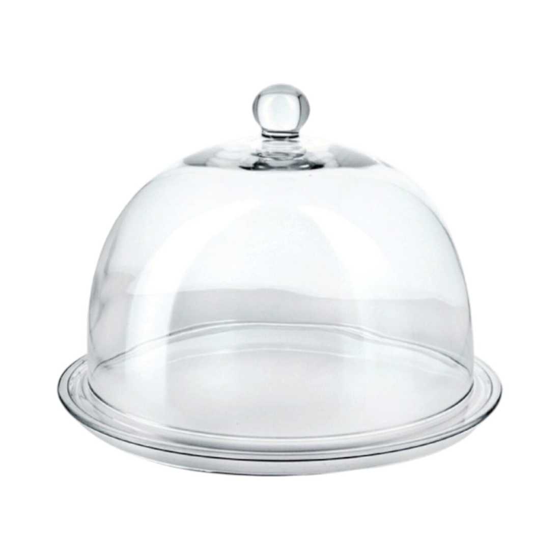 product image - Блюдо для торта з куполом Vidivi BANQUET, діаметр 32 см, прозорий