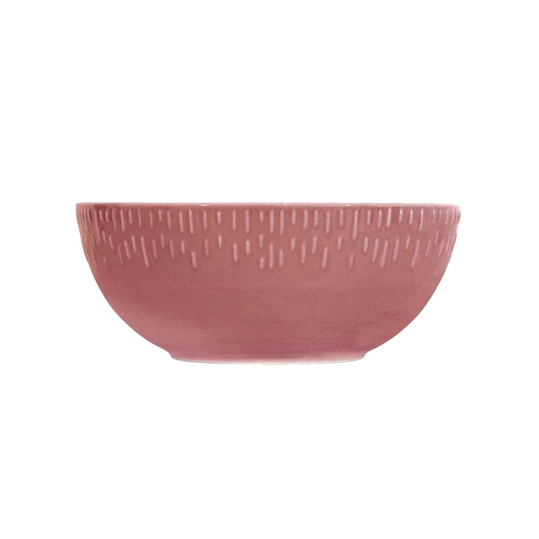 product image - Салатник порцеляновий Aida CONFETTI, діаметр 23 см, бордовий