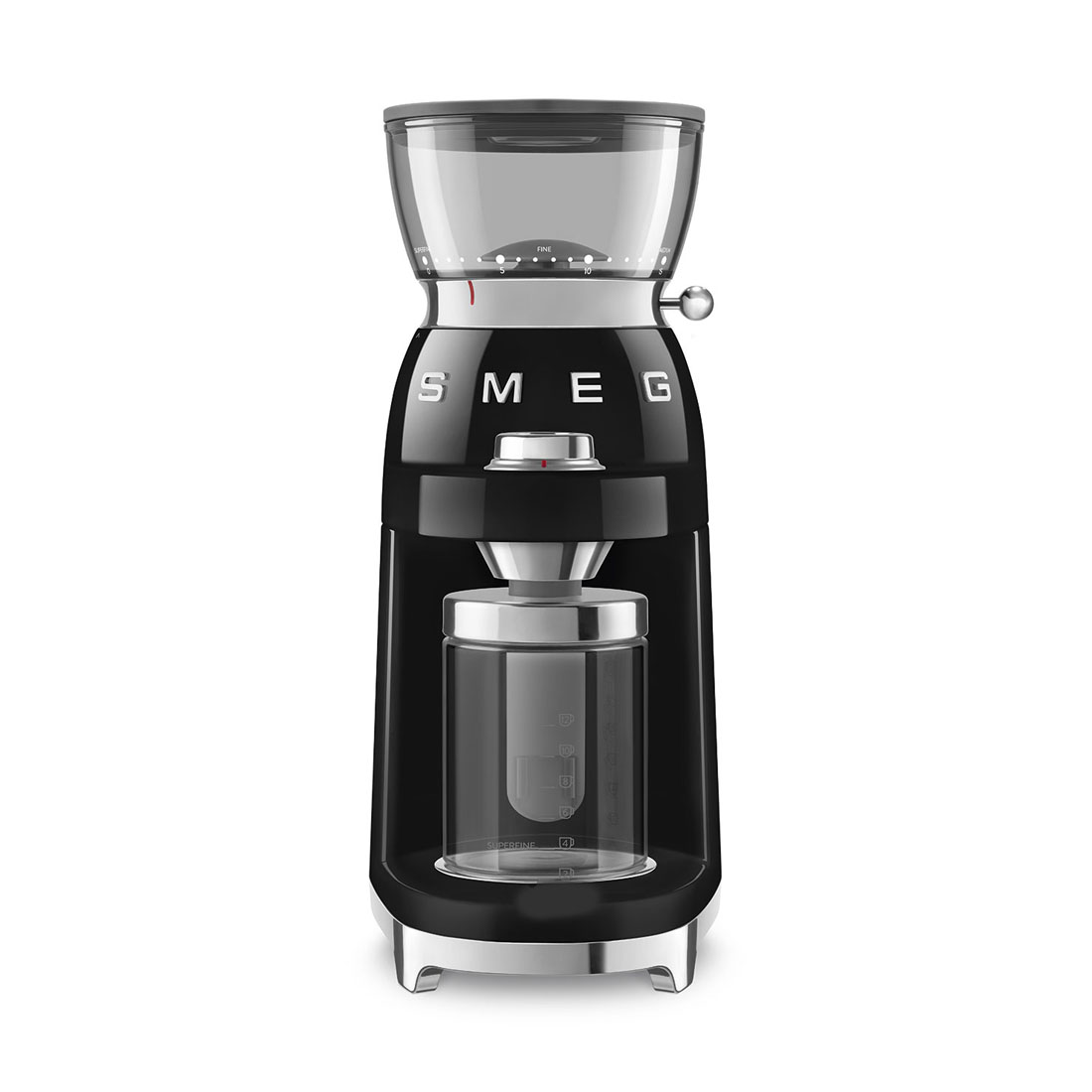product image - Кавомолка Smeg 50 STYLE, 15x34,5x22 см, чорний