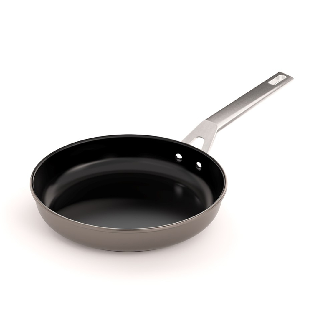 product image - Сковорода з антипригарним покриттям Valira Aire Ceramic, діаметр 26 см, сріблясто-чорний