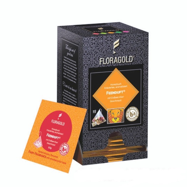 product image - Чай трав'яний Полуниця-Ківі Florapharm, 15 пакетиків