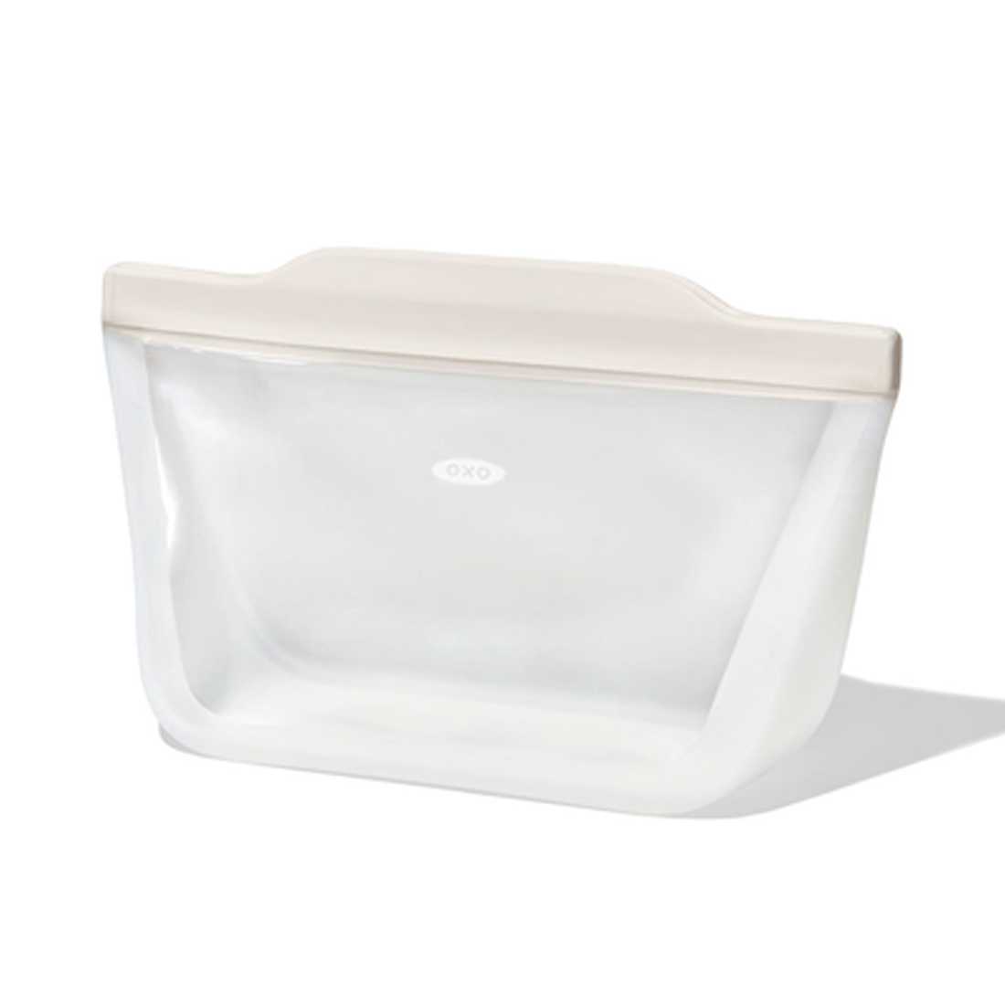 product image - Пакет силиконовый многоразовый OXO FOOD STORAGE, объем 0,946 л, прозрачный