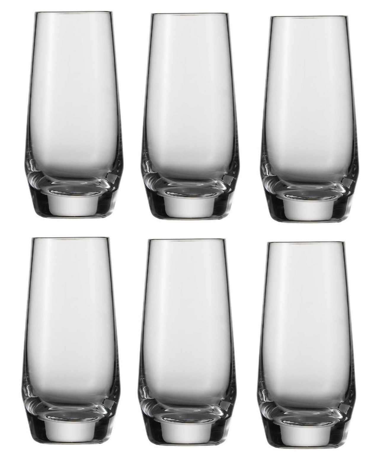 product image - Набір стопок Schott Zwiesel PURE, об'єм 0,094 л, 6 штук, прозорий