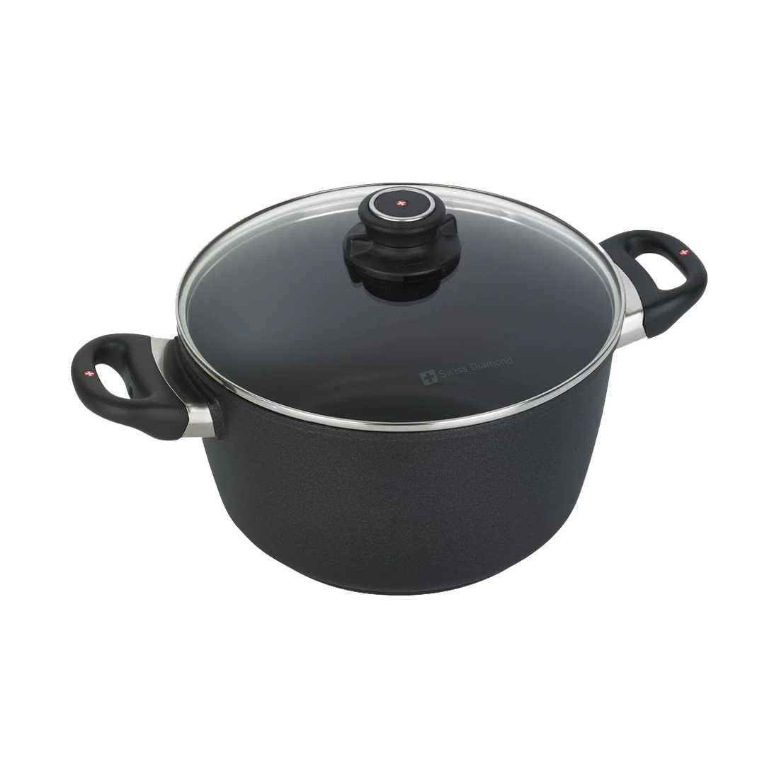product image - Каструля з антипригарним покриттям Swiss Diamond XD INDUCTION, об'єм 5,2 л, чорний