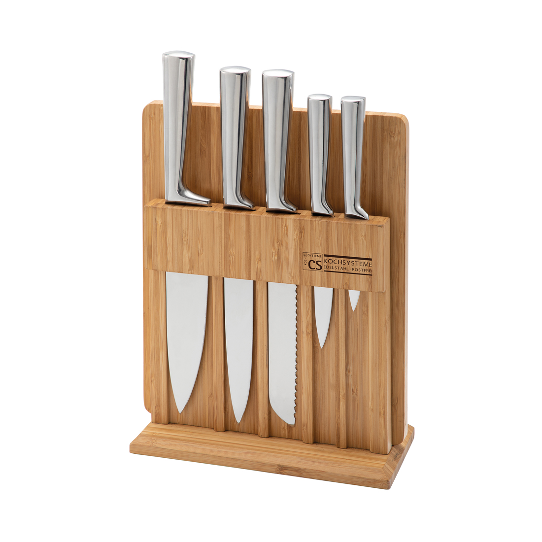 product image - Набір ножів із блоком Carl Schmidt Sohn SOEST, бежевий, 6 предметів