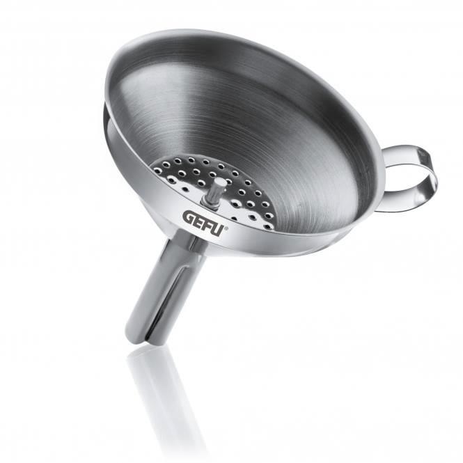 product image - Воронка зі знімним ситом GEFU Kitchen Aids, діаметр 10,5 см, сріблястий