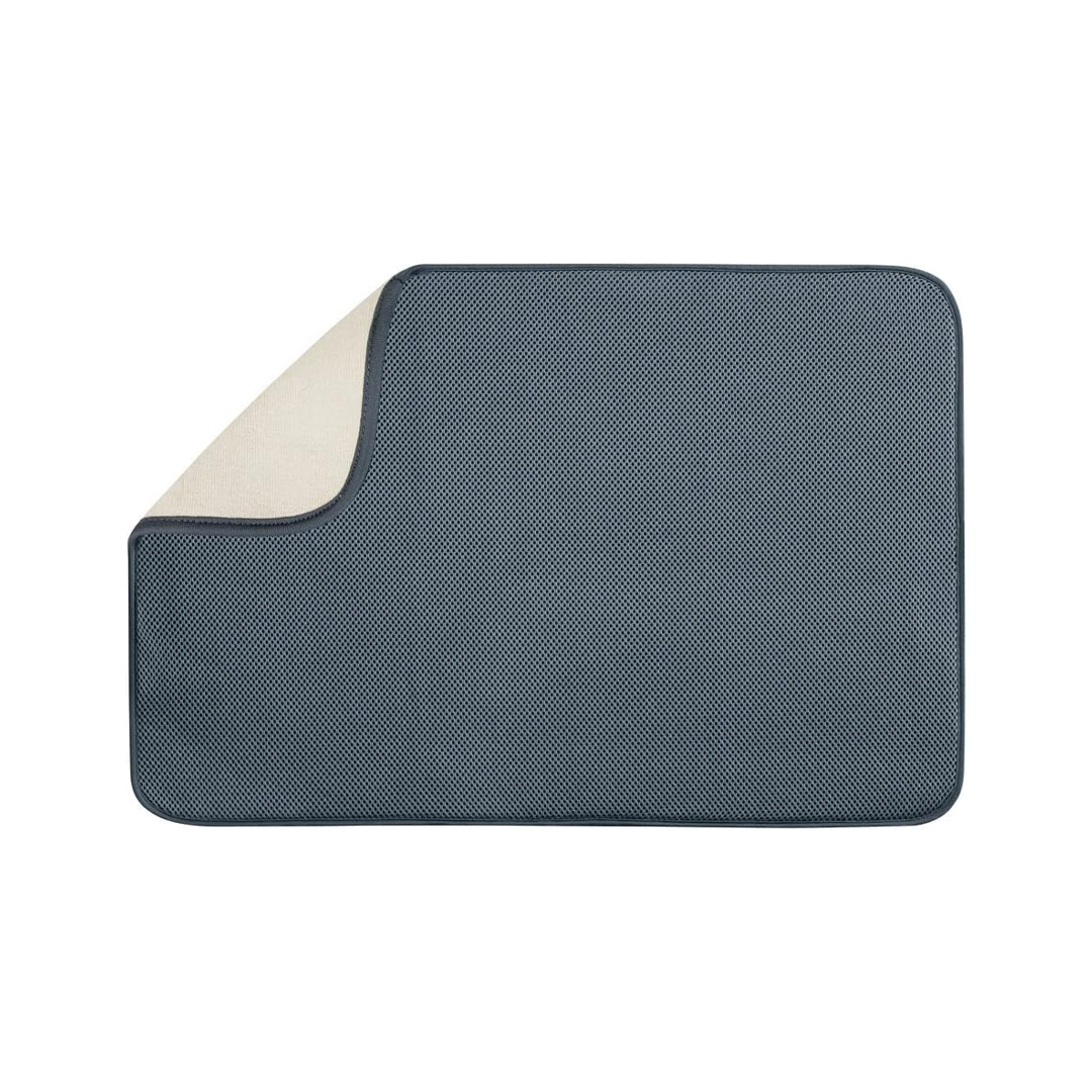 product image - Килимок для сушіння посуду InterDesign IDRY, 61x45,7 см, сірий