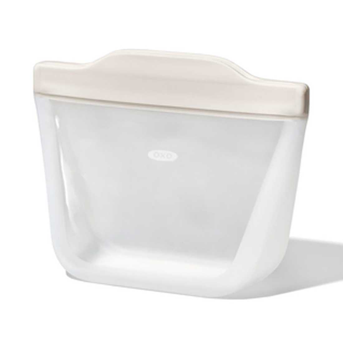 product image - Пакет силіконовий багаторазовий OXO FOOD STORAGE, об'єм 0,355 л, прозорий