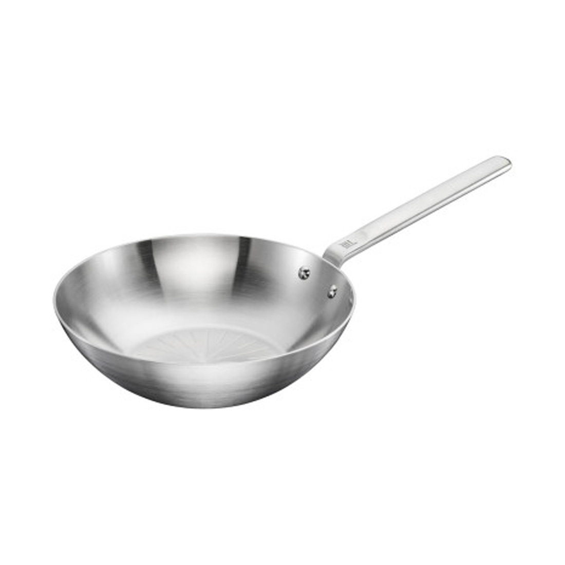 product image - Сковорода вок Fiskars Norden Steel, діаметр 28 см, сріблястий